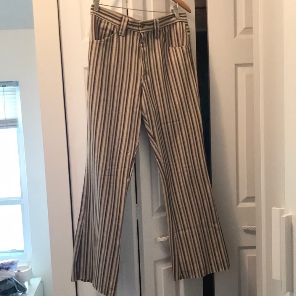 Retro vintage stripped pants